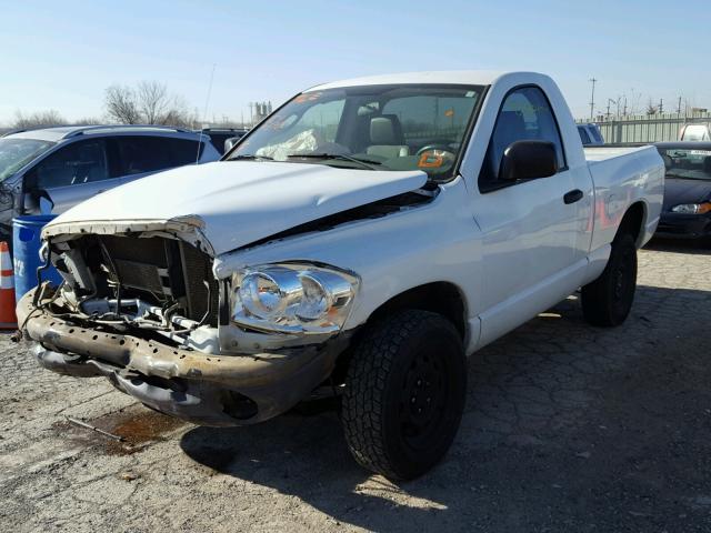 1D7HU16N18J193965 - 2008 DODGE RAM 1500 S WHITE photo 2