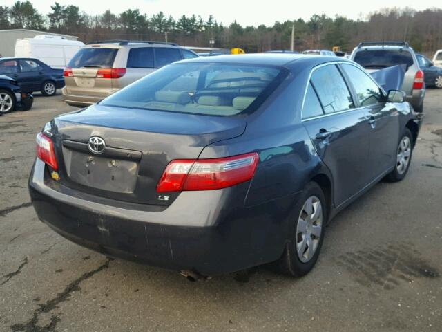 4T1BE46K18U752414 - 2008 TOYOTA CAMRY CE GRAY photo 4