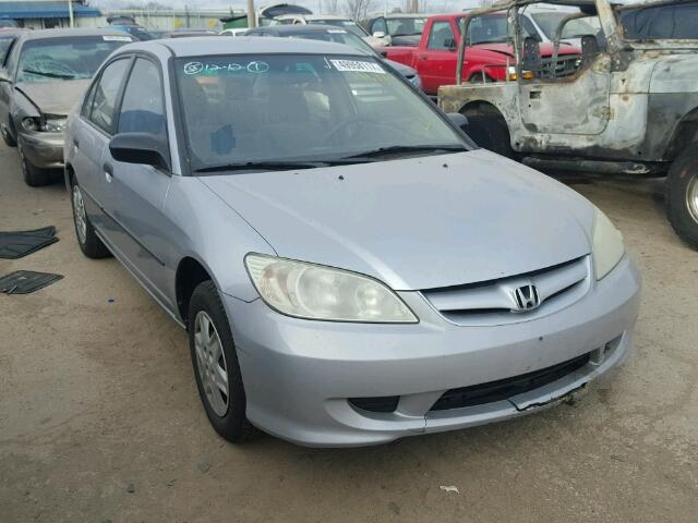 2HGES16474H581399 - 2004 HONDA CIVIC DX SILVER photo 1