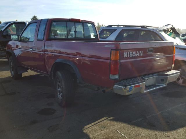 1N6HD16Y4RC397098 - 1994 NISSAN TRUCK KING RED photo 3