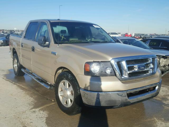 1FTRW14WX8FB00898 - 2008 FORD F150 SUPER GOLD photo 1