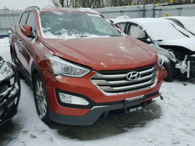 5XYZUDLA6DG030675 - 2013 HYUNDAI SANTA FE S ORANGE photo 1