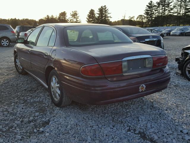 1G4HP52K544110997 - 2004 BUICK LESABRE CU MAROON photo 3