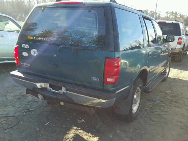 1FMFU18L1VLA86620 - 1997 FORD EXPEDITION GREEN photo 4