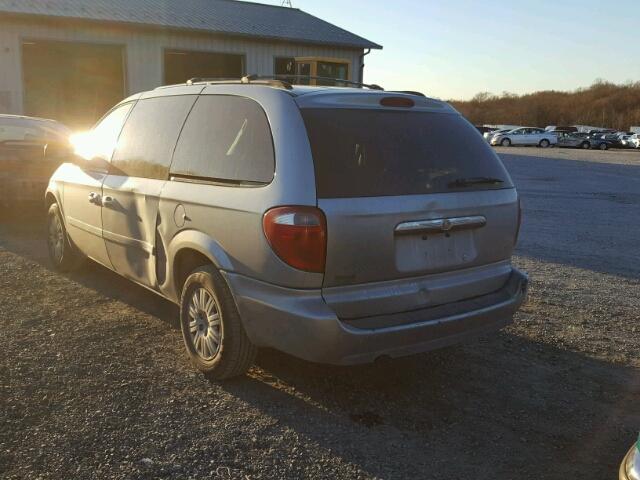 2A4GP44R16R880841 - 2006 CHRYSLER TOWN & COU BLUE photo 3