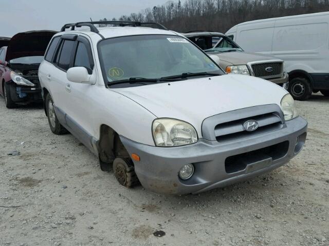 KM8SC73D96U069998 - 2006 HYUNDAI SANTA FE G WHITE photo 1