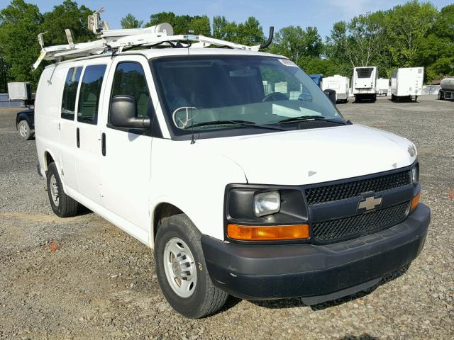 1GCWGFCB3C1118788 - 2012 CHEVROLET EXPRESS G2 WHITE photo 1