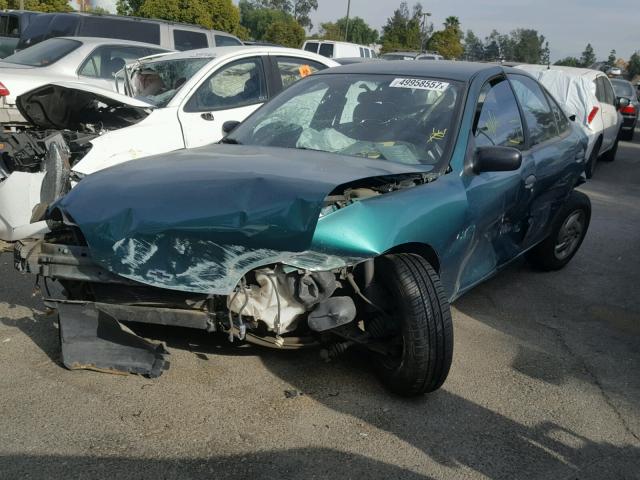 3G1JC5244XS818075 - 1999 CHEVROLET CAVALIER GREEN photo 2