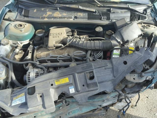 3G1JC5244XS818075 - 1999 CHEVROLET CAVALIER GREEN photo 7