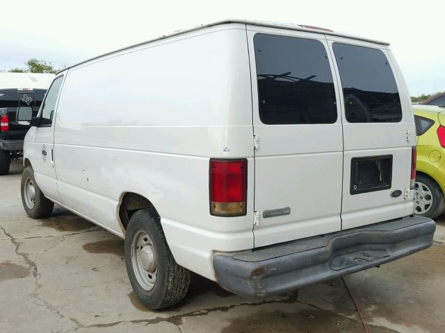 1FTRE14W76DA06974 - 2006 FORD ECONOLINE WHITE photo 3