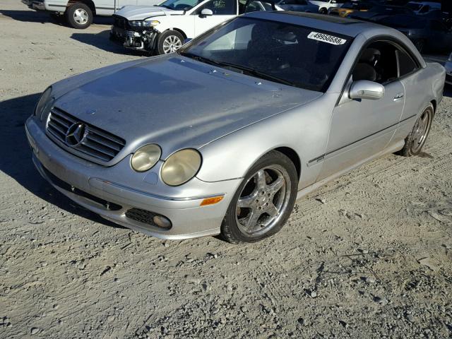 WDBPJ75J32A028182 - 2002 MERCEDES-BENZ CL 500 SILVER photo 2