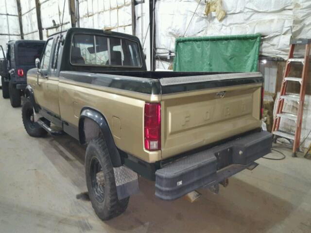 1FTHX26L5FKA80162 - 1985 FORD F250 TWO TONE photo 3