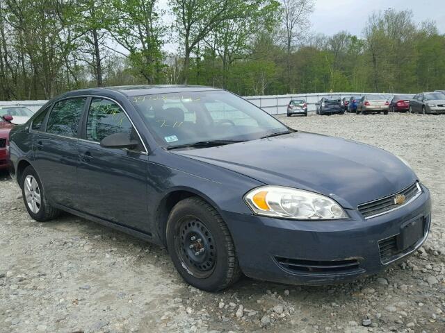 2G1WB58K881296319 - 2008 CHEVROLET IMPALA LS BLUE photo 1