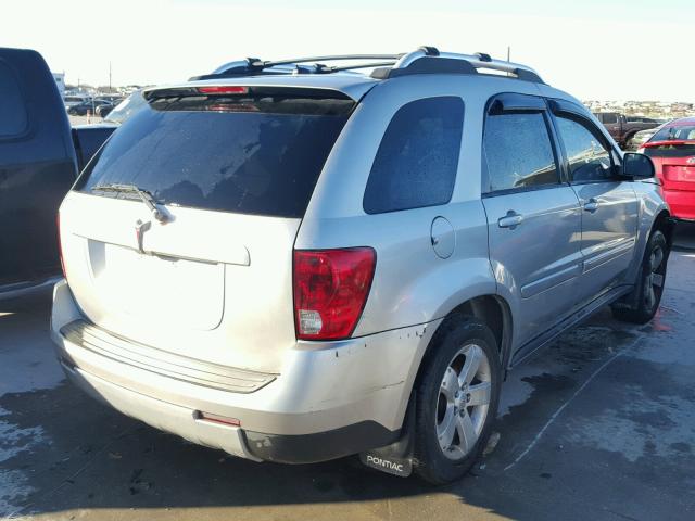 2CKDL73F676051000 - 2007 PONTIAC TORRENT SILVER photo 4