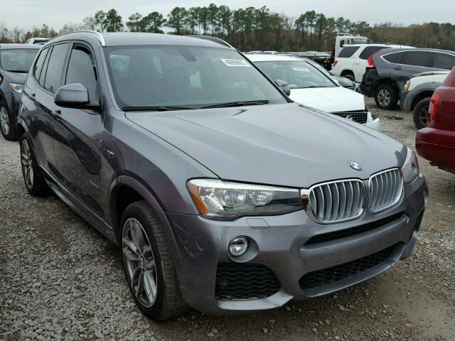 5UXWZ7C50H0T44423 - 2017 BMW X3 SDRIVE2 SILVER photo 1