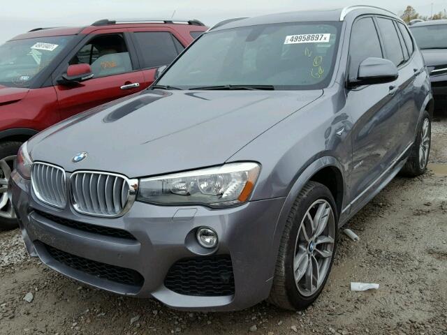 5UXWZ7C50H0T44423 - 2017 BMW X3 SDRIVE2 SILVER photo 2