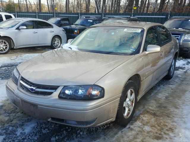 2G1WH52K949174975 - 2004 CHEVROLET IMPALA LS GOLD photo 2