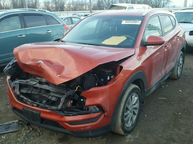 KM8J33A48GU153643 - 2016 HYUNDAI TUCSON LIM ORANGE photo 2