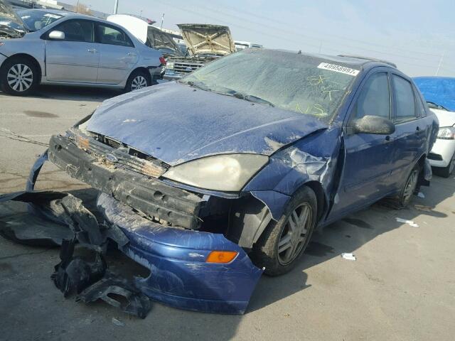 1FAFP34P63W238618 - 2003 FORD FOCUS SE BLUE photo 2