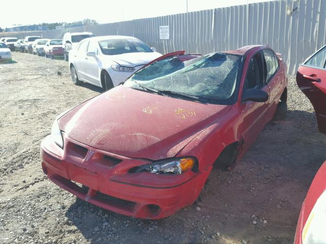 1G2NW52E13C102134 - 2003 PONTIAC GRAND AM G RED photo 2