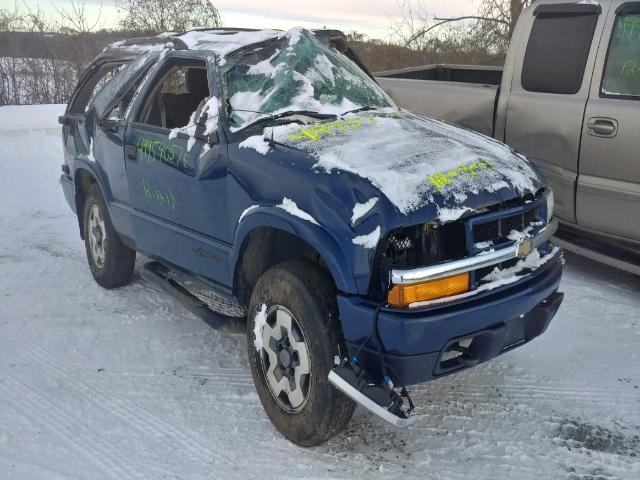 1GNCT18W22K145252 - 2002 CHEVROLET BLAZER BLUE photo 1