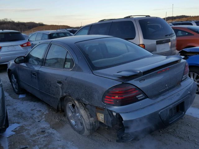 1G2NG52E53C186892 - 2003 PONTIAC GRAND AM S GRAY photo 3