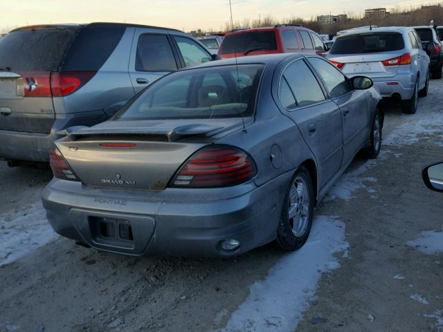 1G2NG52E53C186892 - 2003 PONTIAC GRAND AM S GRAY photo 4