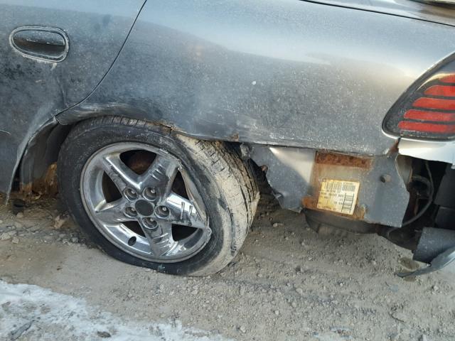 1G2NG52E53C186892 - 2003 PONTIAC GRAND AM S GRAY photo 9