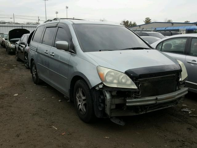 5FNRL38486B120016 - 2006 HONDA ODYSSEY EX GRAY photo 1