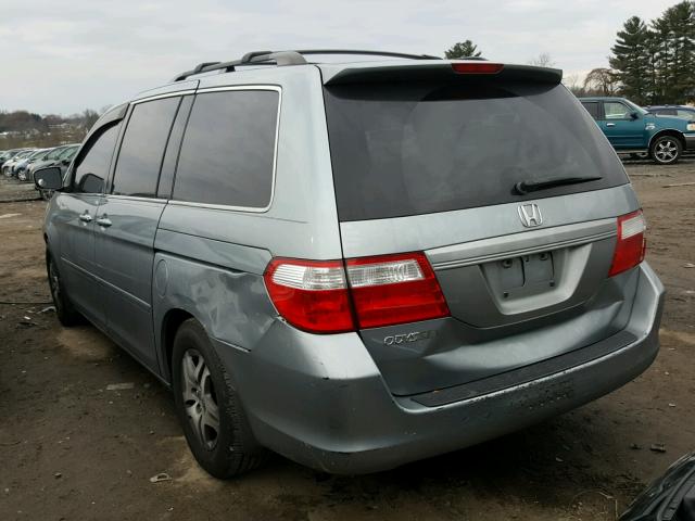 5FNRL38486B120016 - 2006 HONDA ODYSSEY EX GRAY photo 3