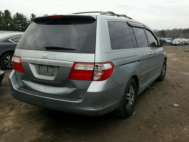 5FNRL38486B120016 - 2006 HONDA ODYSSEY EX GRAY photo 4