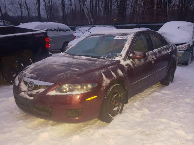 1YVFP80CX65M02192 - 2006 MAZDA 6 I MAROON photo 2