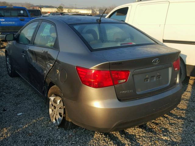 KNAFU4A20C5612418 - 2012 KIA FORTE EX GRAY photo 3