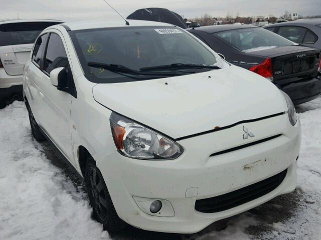 ML32A4HJXEH001081 - 2014 MITSUBISHI MIRAGE ES WHITE photo 1