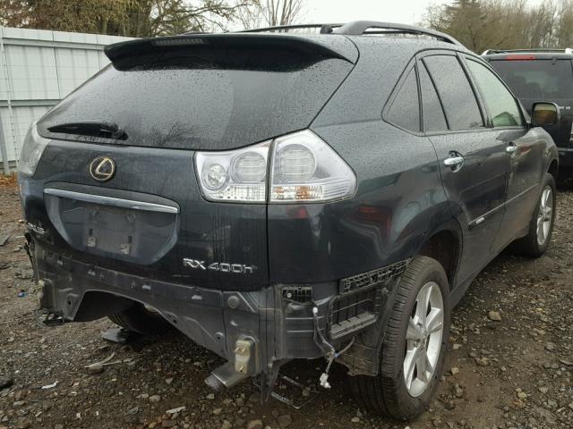 JTJHW31UX82860456 - 2008 LEXUS RX 400H BLACK photo 4