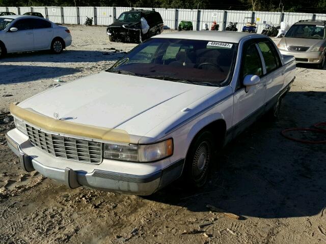 1G6DW52P3RR726874 - 1994 CADILLAC FLEETWOOD WHITE photo 2