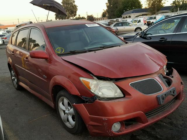 5Y2SL65826Z406478 - 2006 PONTIAC VIBE RED photo 1