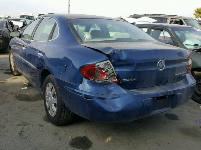 2G4WC552161218076 - 2006 BUICK LACROSSE C BLUE photo 3