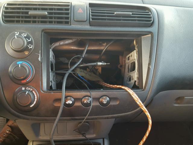 2HGES267X2H567123 - 2002 HONDA CIVIC EX 蓝色 照片 9