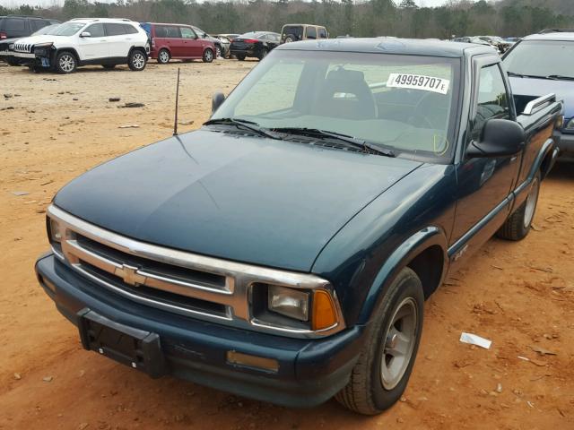 1GCCS14X8TK178624 - 1996 CHEVROLET S TRUCK S1 GREEN photo 2