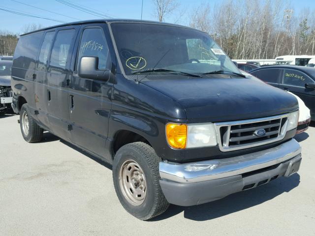 1FTRE14L16DA48689 - 2006 FORD ECONOLINE BLACK photo 1