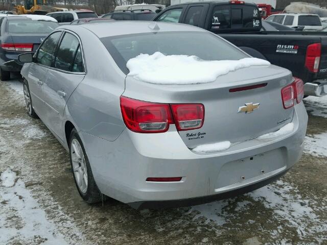 1G11C5SA1DF355690 - 2013 CHEVROLET MALIBU 1LT ვერცხლისფერი ფოტო 3