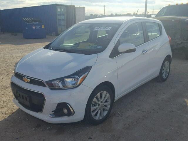 KL8CF6SA7GC640566 - 2016 CHEVROLET SPARK 2LT WHITE photo 2