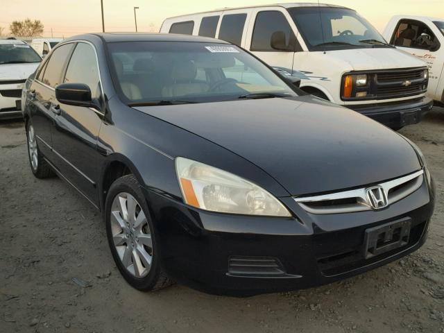 1HGCM66587A047631 - 2007 HONDA ACCORD EX BLACK photo 1