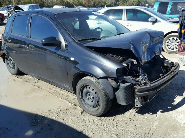 KL1TD62635B386227 - 2005 CHEVROLET AVEO BASE 黑色 照片 1