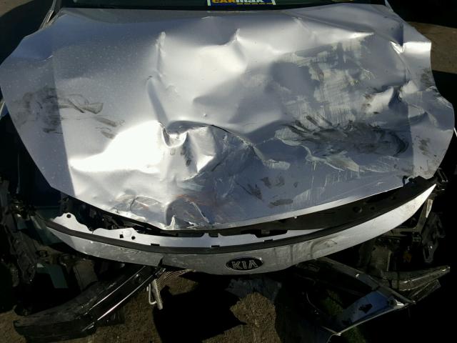 KNAGM4A76E5521608 - 2014 KIA OPTIMA LX SILVER photo 7