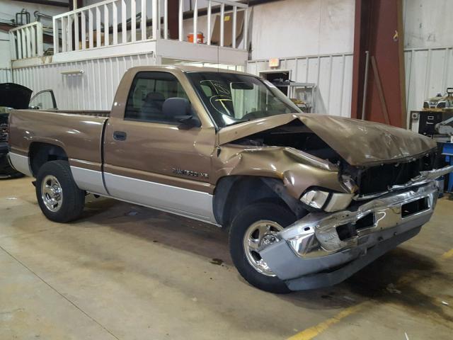 1B7HC16X71S191622 - 2001 DODGE RAM 1500 BEIGE photo 1