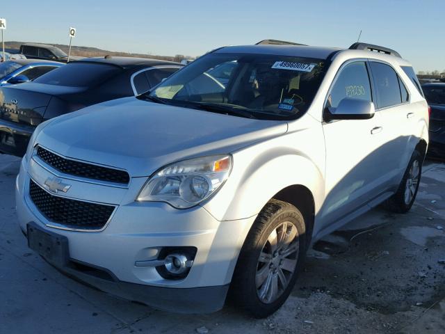 2CNFLEE51B6326575 - 2011 CHEVROLET EQUINOX LT SILVER photo 2