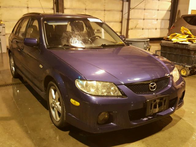 JM1BJ245231140248 - 2003 MAZDA PROTEGE PR BLUE photo 1