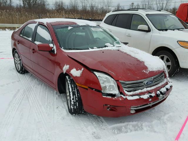 3FAHP07Z17R266212 - 2007 FORD FUSION SE BURGUNDY photo 1